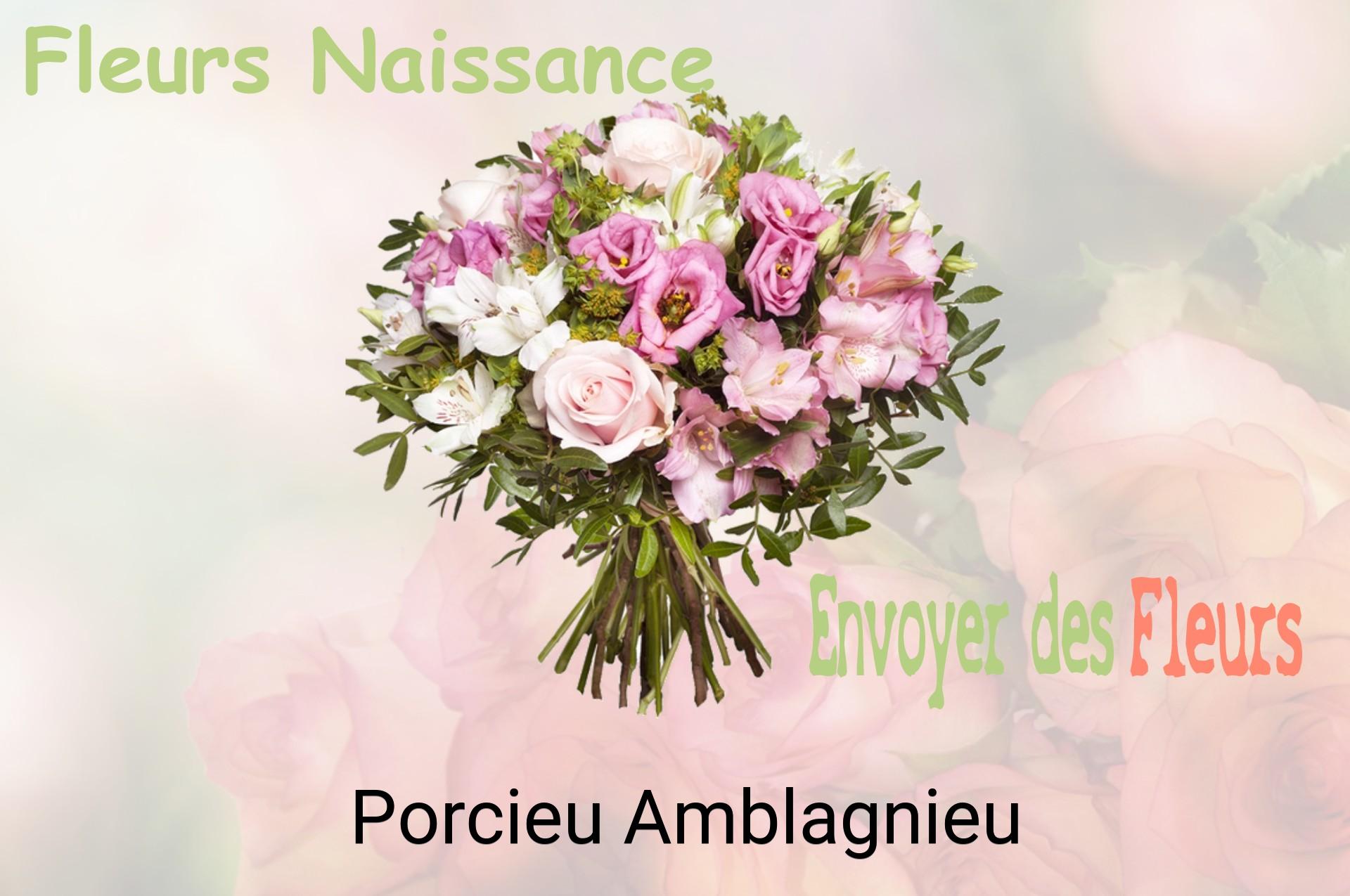 Bouquet de fleurs de naissance livré à Porcieu-Amblagnieu