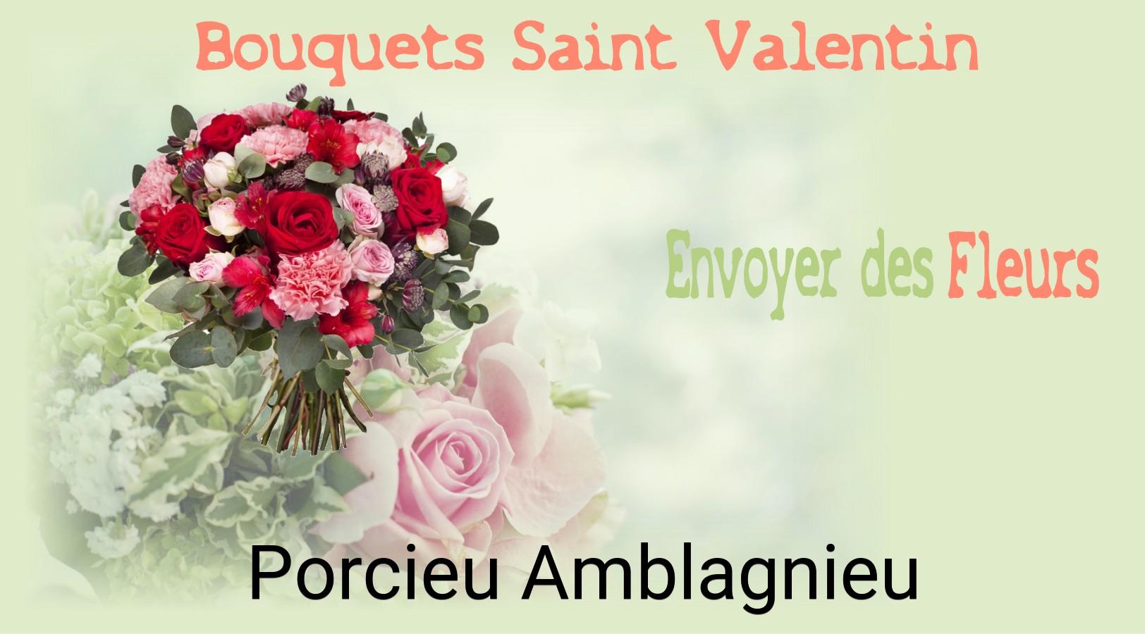 Roses de Saint-Valentin livrées à Porcieu-Amblagnieu